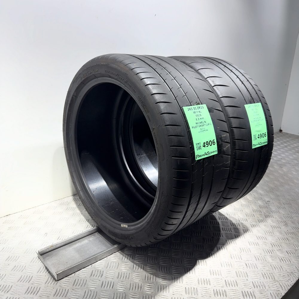 Gomme Usate 265 35 ZR19 98Y XL Michelin Pilot Sport Cup 2 Estive - immagine 5