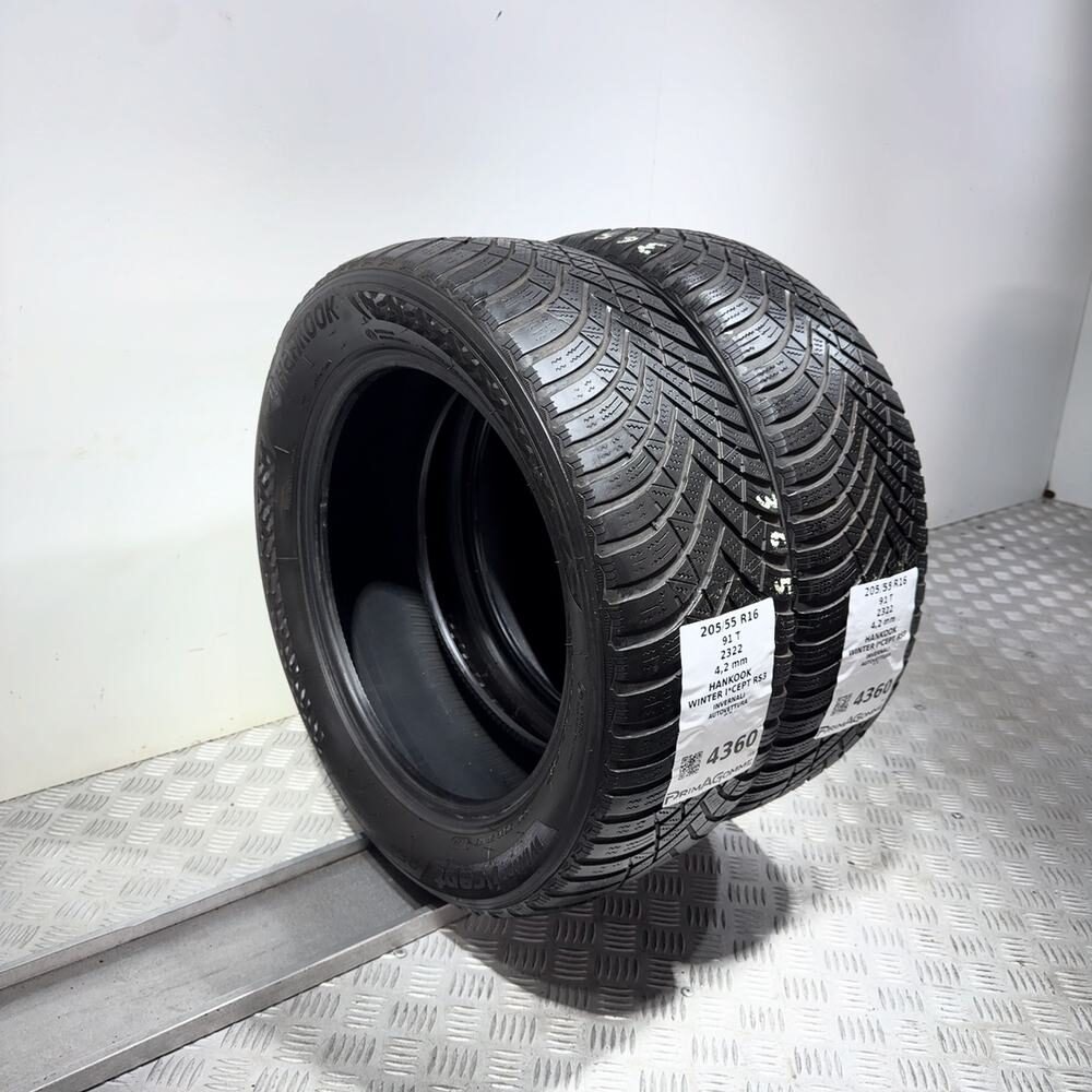 Gomme Usate 205 55 R16 91T Hankook Winter I*Cept RS3 Invernali - immagine 5