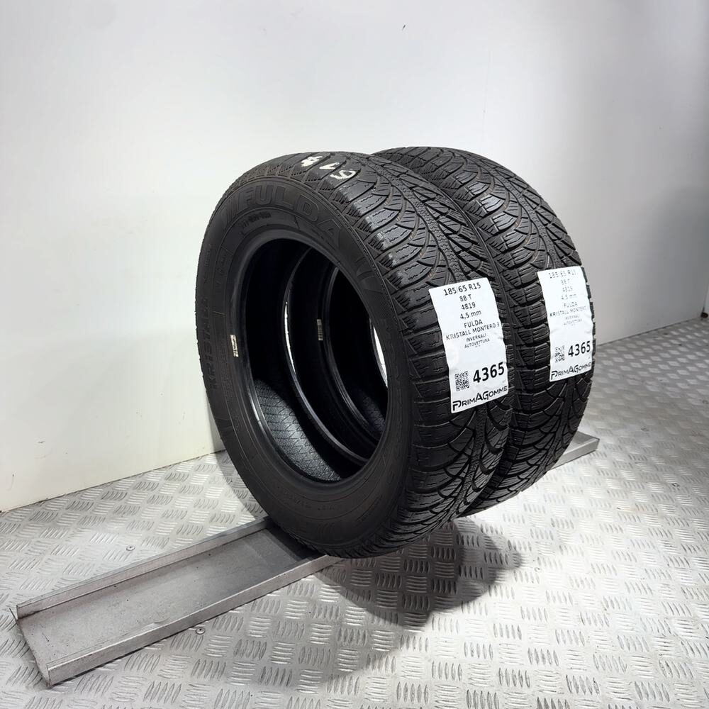 Gomme Usate 185 65 R15 88T Fulda Kristall Montero 3 Invernali - immagine 5