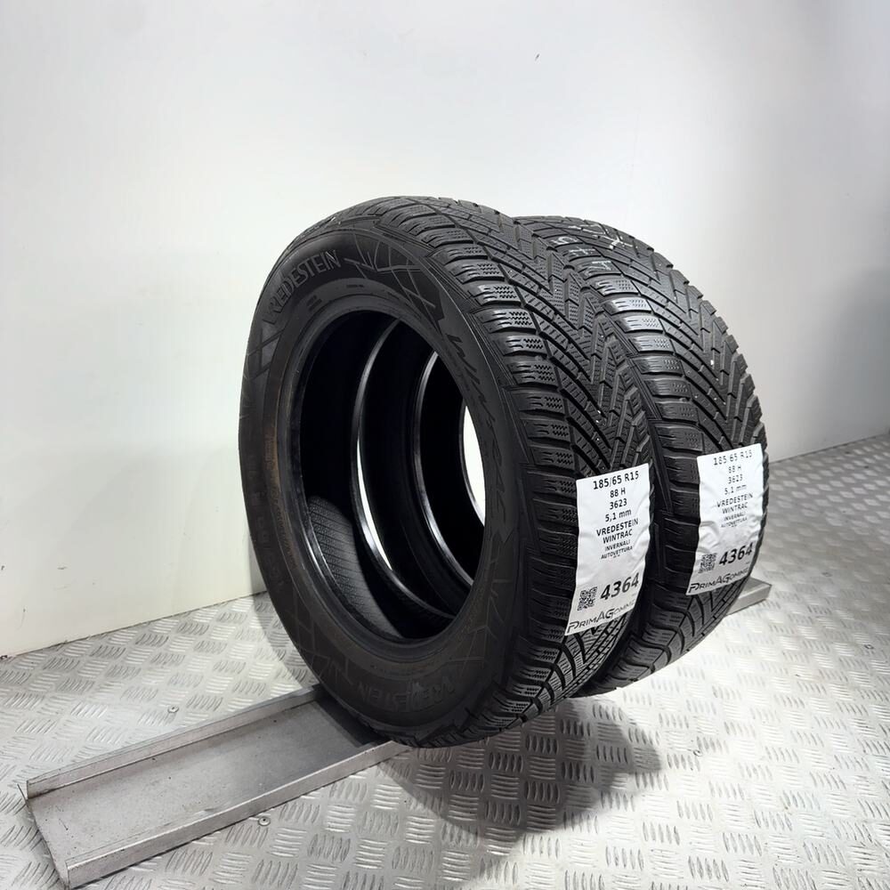 Gomme Usate 185 65 R15 88H Vredestein Wintrac 73% Invernali - immagine 5
