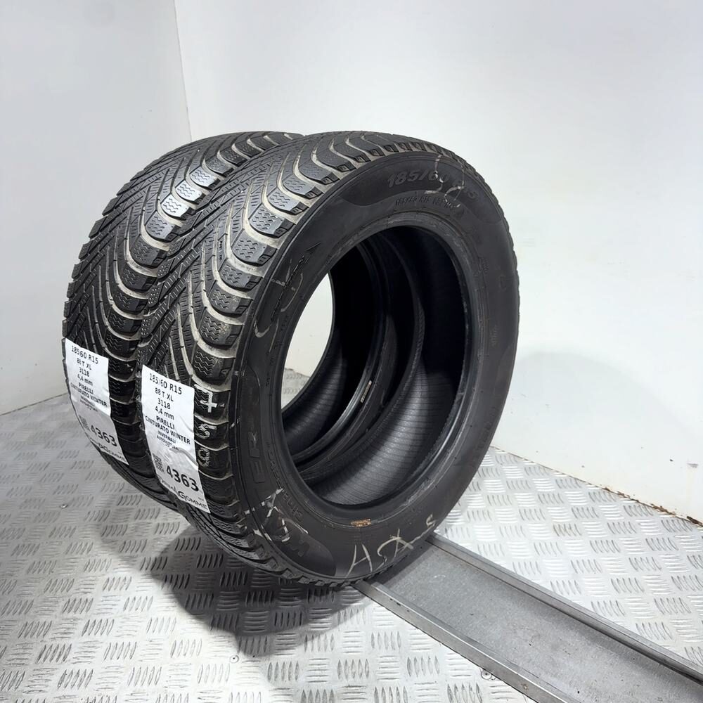 Gomme Usate 185 60 R15 88T XL Pirelli Cinturato Winter Invernali - immagine 5