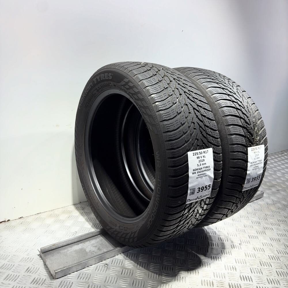 Gomme Usate 225 50 R17 98V XL Nokian Tyres WR Snowproof 76% Invernali - immagine 5