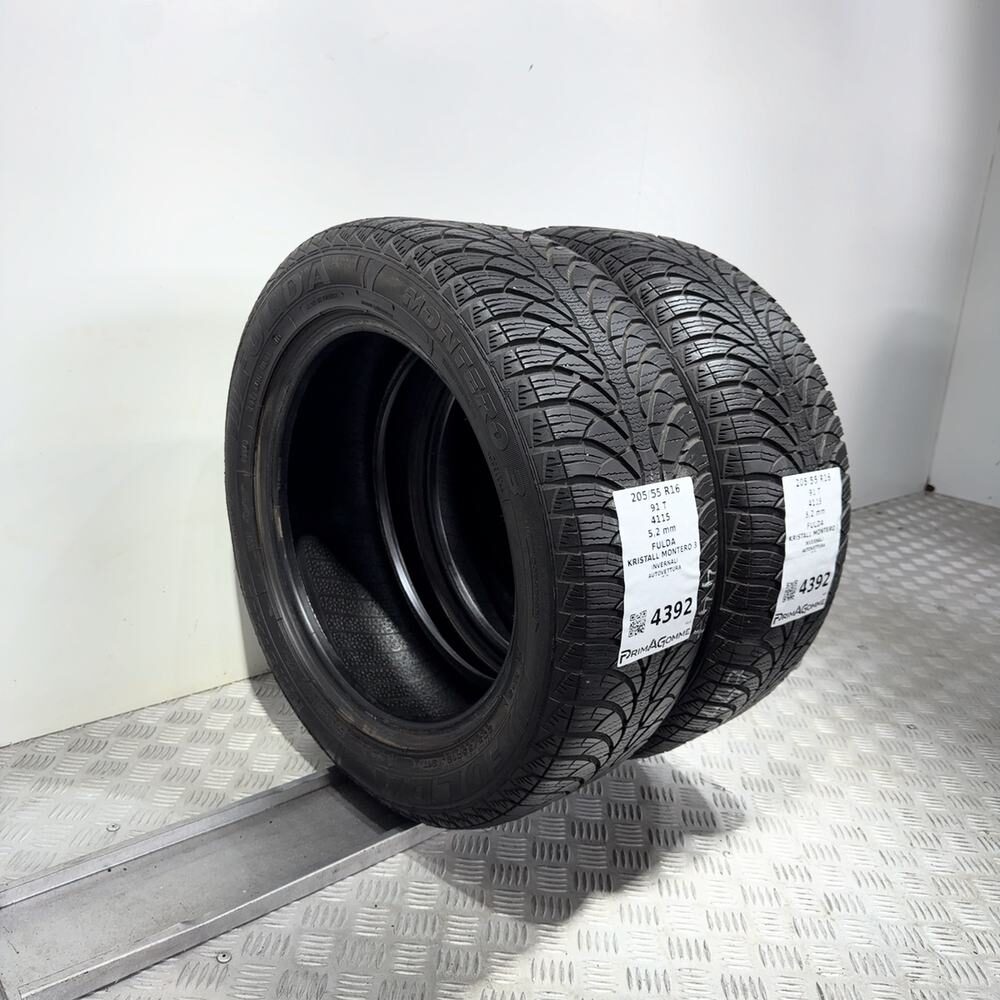 Gomme Usate 205 55 R16 91T Fulda Kristall Montero 3 74% Invernali - immagine 5