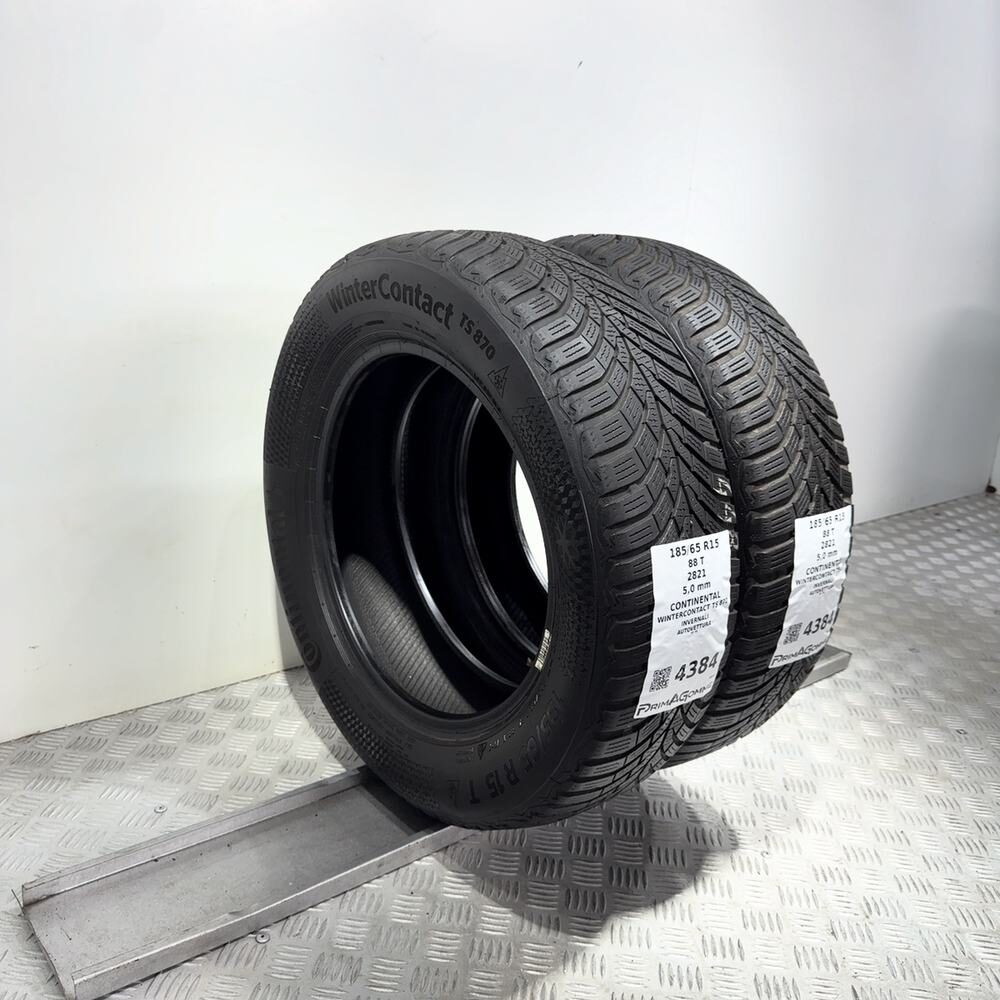 Gomme Usate 185 65 R15 88T Continental Wintercontact TS 870 71% Invernali - immagine 5