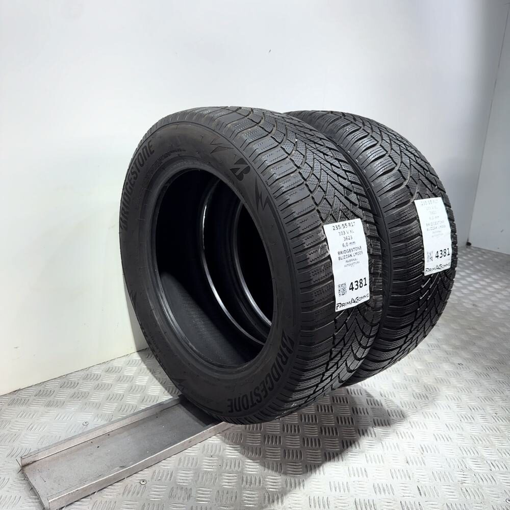 Gomme Usate 235 55 R17 103V XL Bridgestone Blizzak LM005 86% Invernali - immagine 5