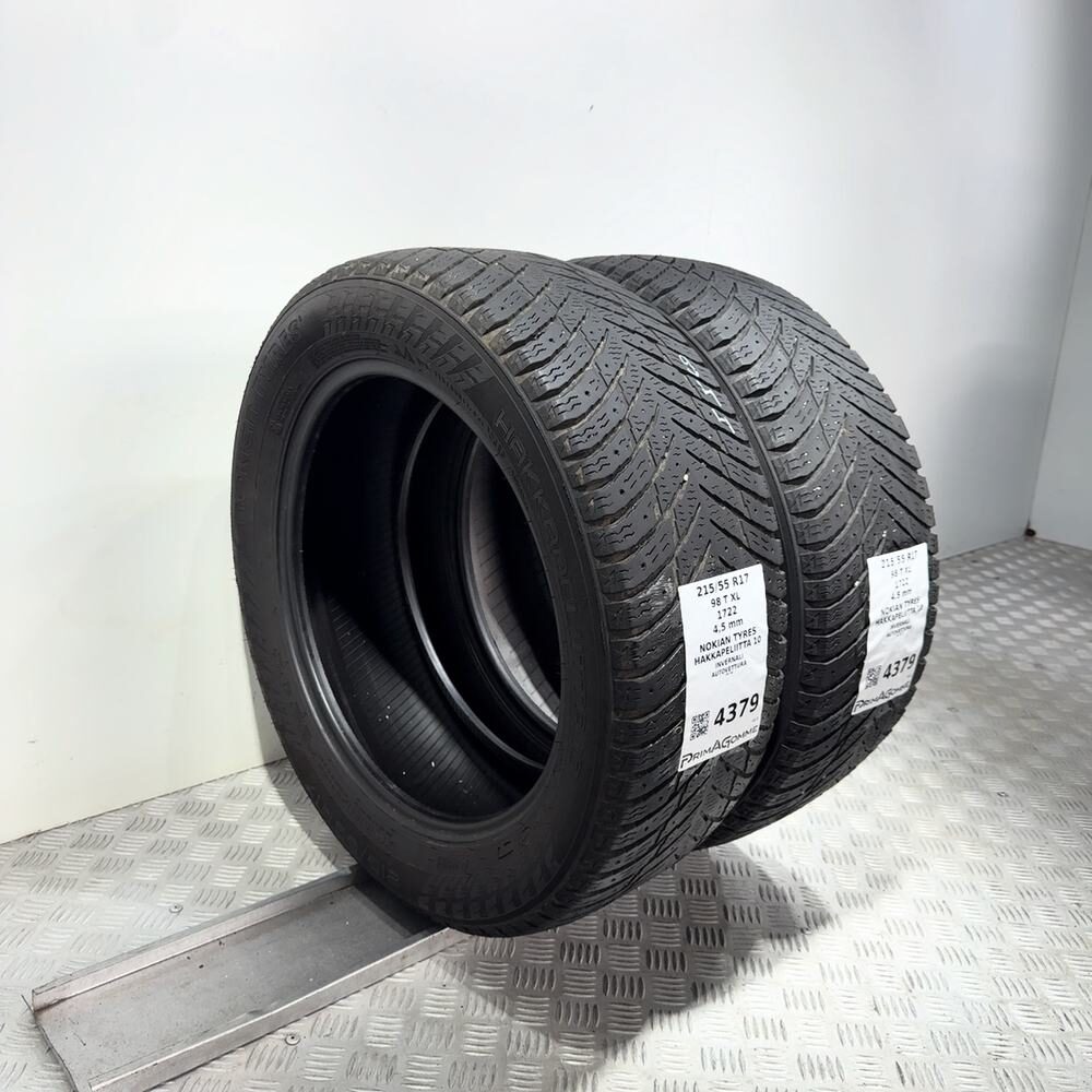 Gomme Usate 215 55 R17 98T XL Nokian Tyres Hakkapeliitta 10 Invernali - immagine 5