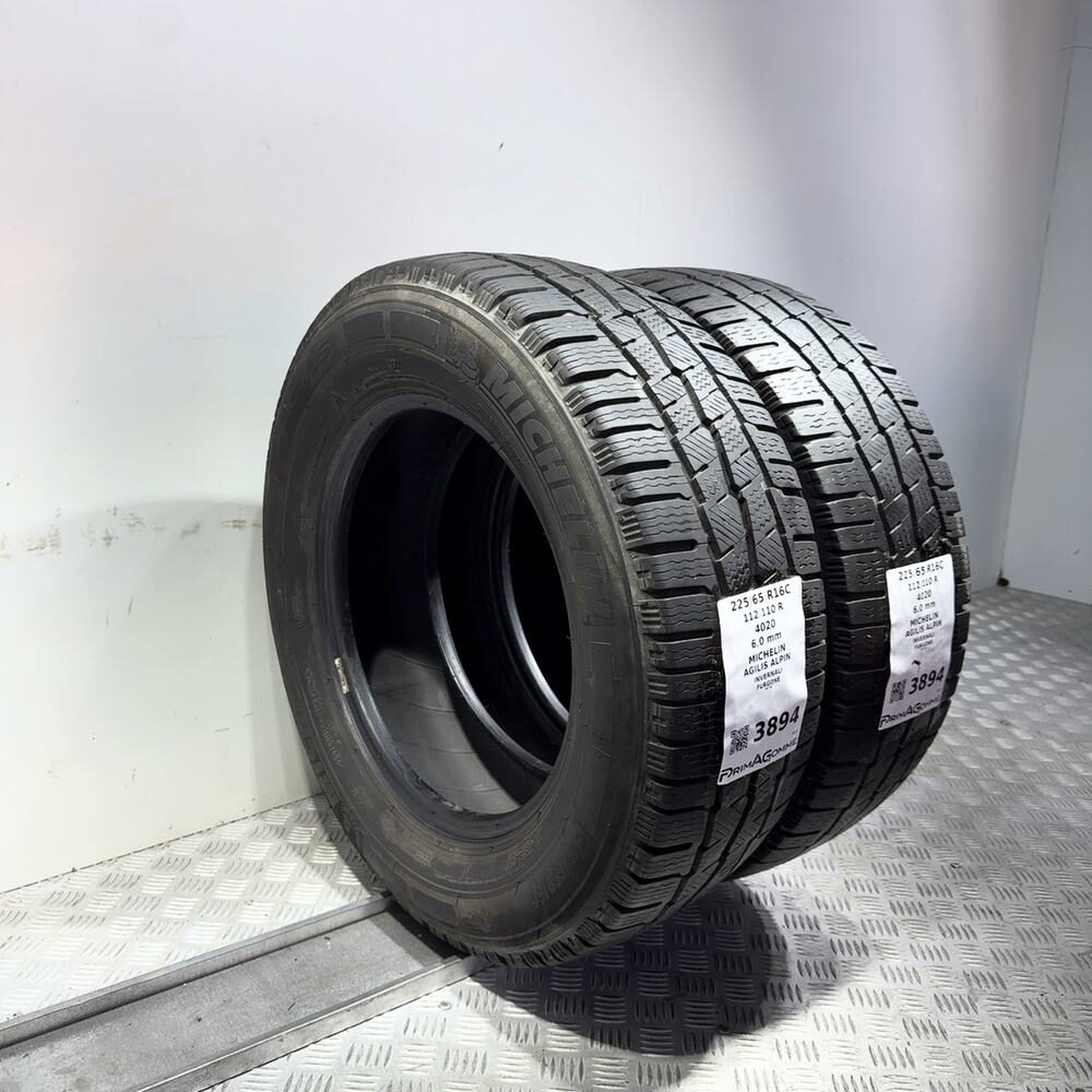 Gomme Usate 225 65 R16C 112/110R Michelin Agilis Alpin 86% Invernali - immagine 5