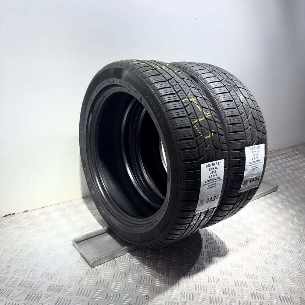 Gomme Usate 205 50 R17 93H XL Continental Contiwintercontact TS830P Invernali - immagine 5