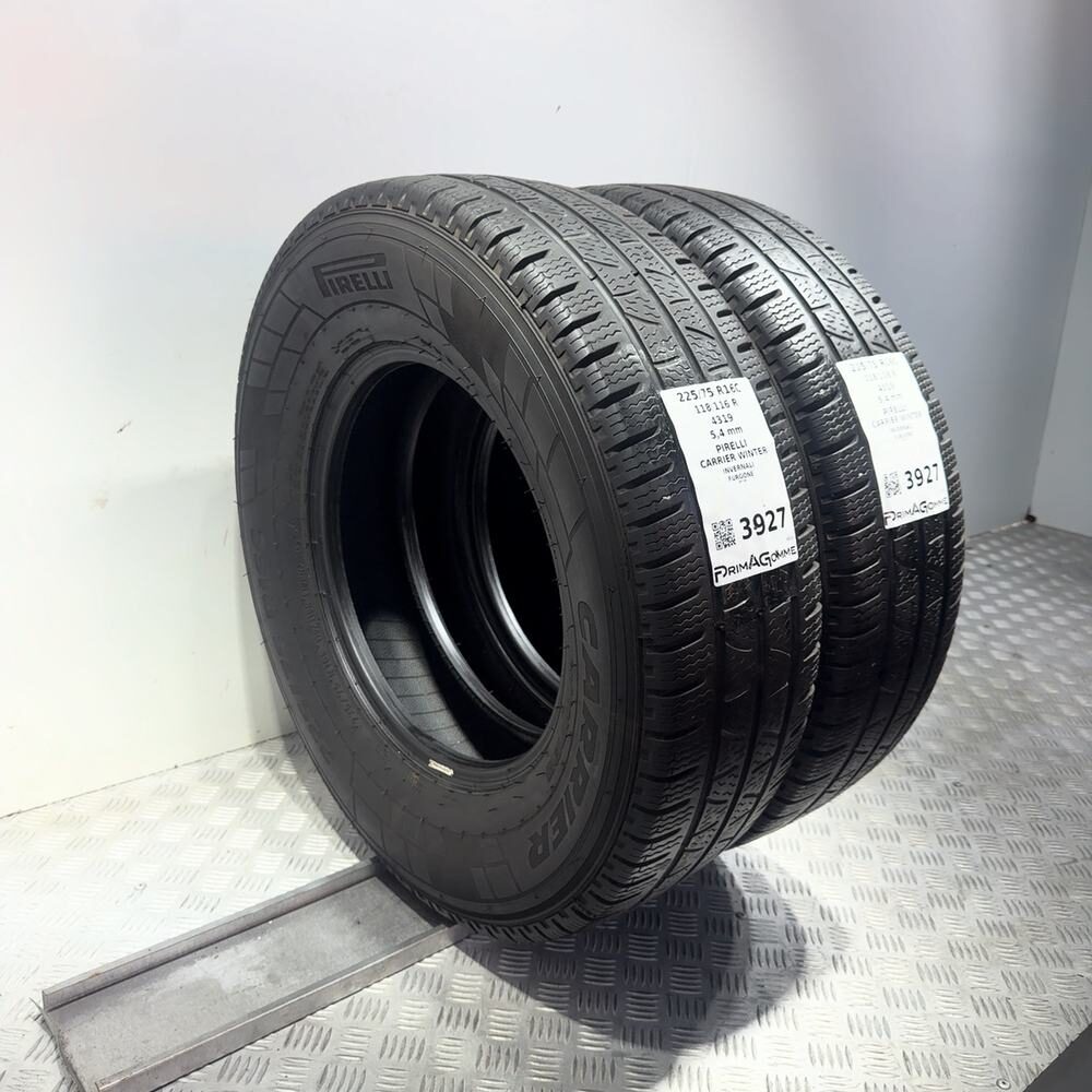 Gomme Usate 225 75 R16C 118/116R Pirelli Carrier Winter 77% Invernali - immagine 5