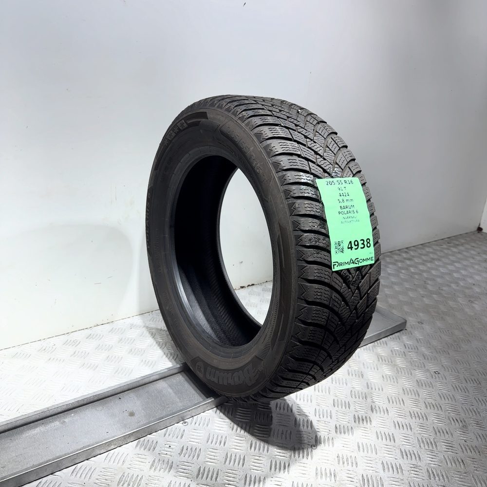 Gomma Usata 205 55 R16 91T Barum Polaris 6 83% Invernale - immagine 5