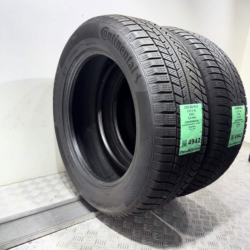 Gomme Usate 255 60 R20 113V XL Continental Wintercontact TS 850 P 76% Invernali - immagine 5