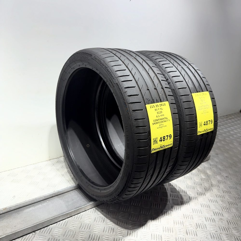 Gomme Usate 215 35 ZR18 84Y XL Continental Sportcontact 5 Estive - immagine 5