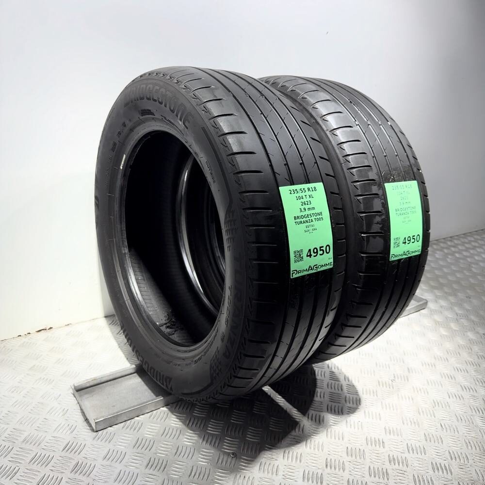 Gomme Usate 235 55 R18 104T XL Bridgestone Turanza T005 Estive - immagine 5
