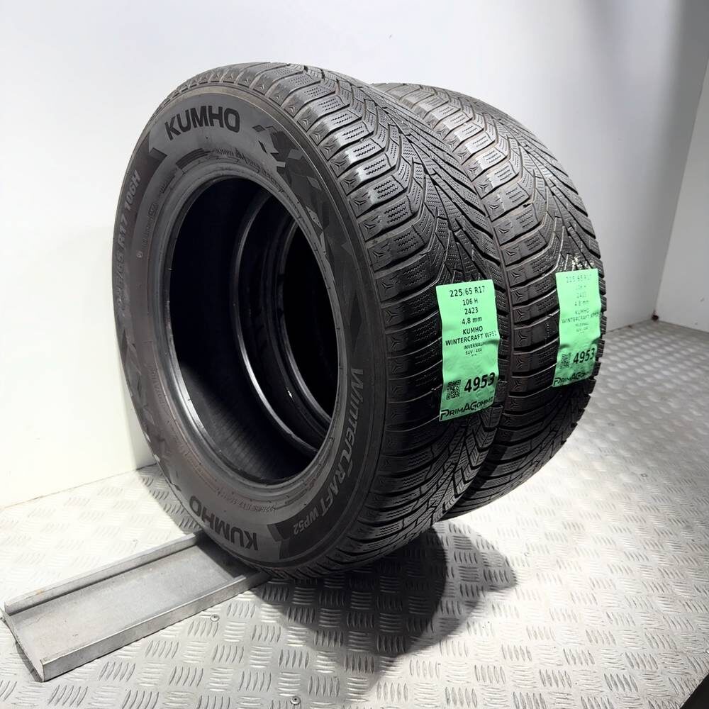Gomme Usate 225 65 R17 106H Kumho Wintercraft WP52 Invernali - immagine 5