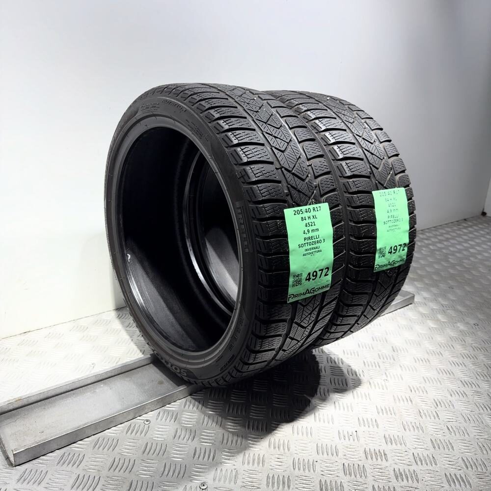 Gomme Usate 205 40 R17 84H XL Pirelli Sottozero 3 Invernali - immagine 5