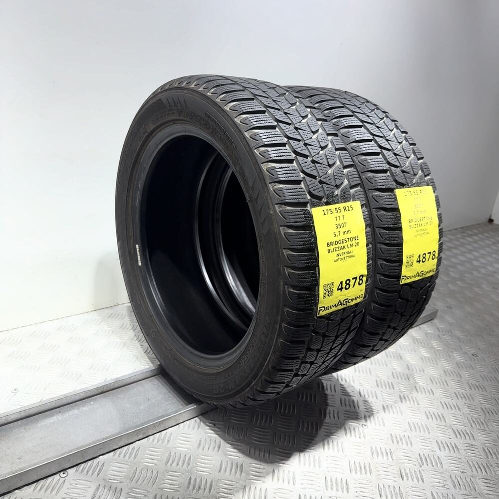 Gomme Usate 175 55 R15 77T Bridgestone Blizzak LM-20 81% Invernali - immagine 5