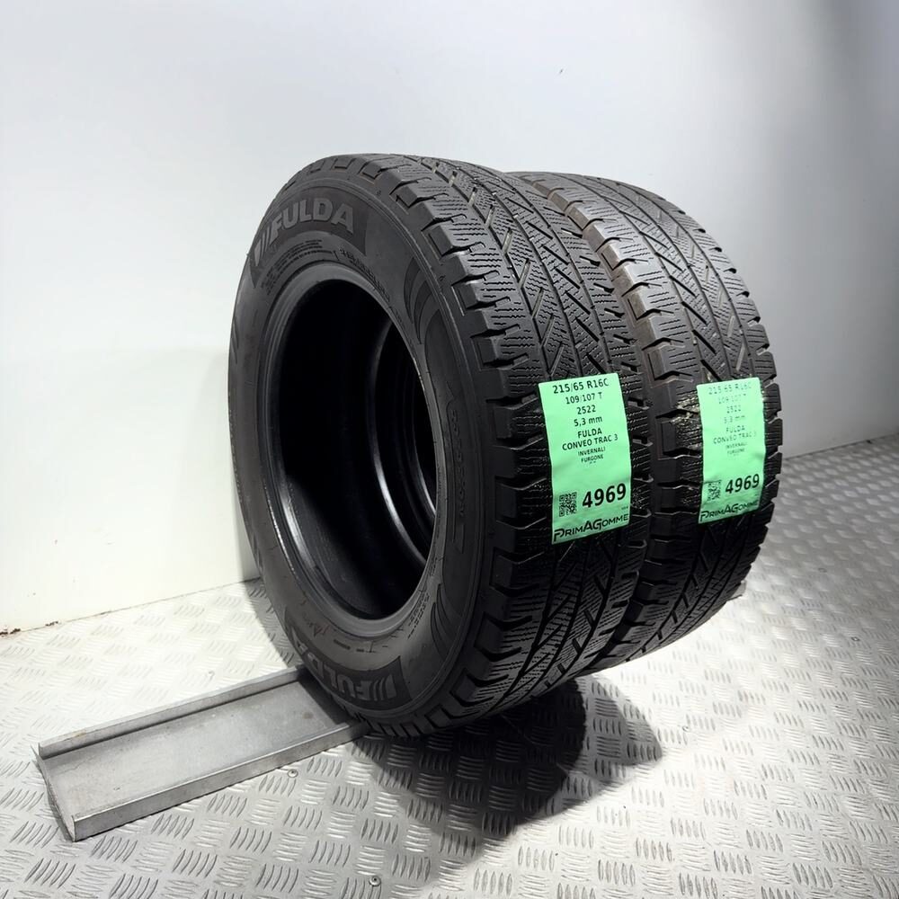Gomme Usate 215 65 R16C 109/107T Fulda Conveo Trac 3 76% Invernali - immagine 5
