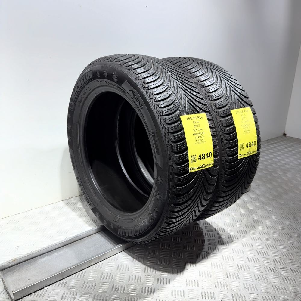 Gomme Usate 205 55 R16 91H Michelin Alpin 5 76% Invernali - immagine 5