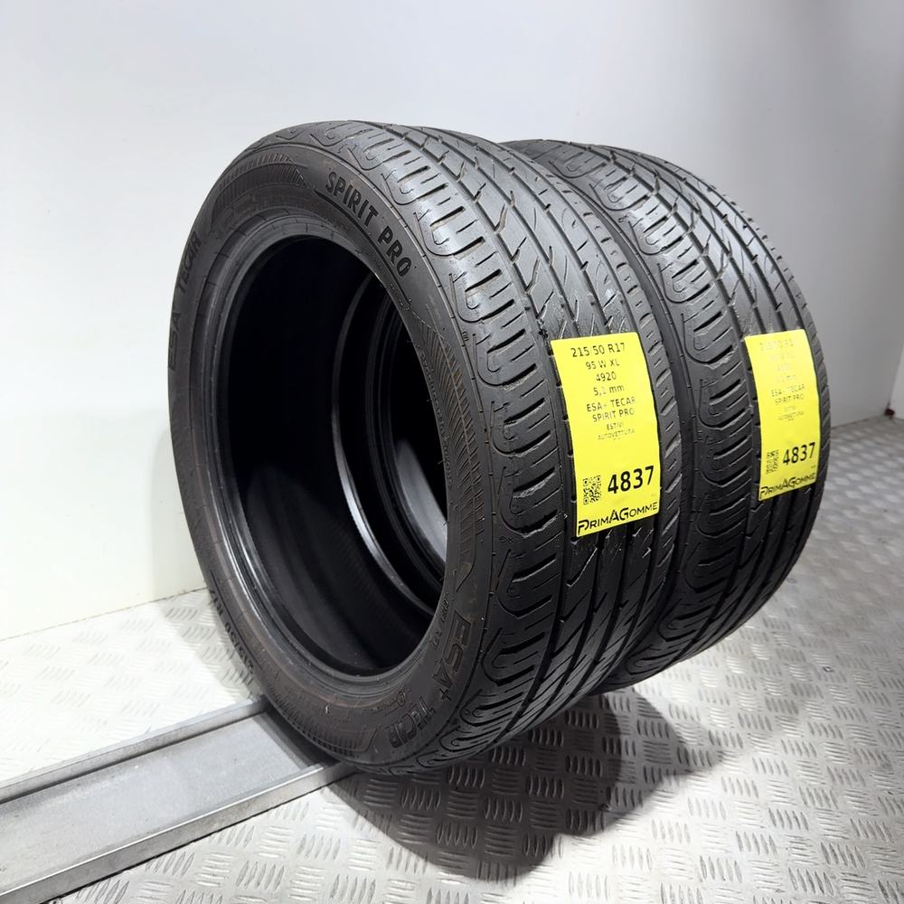 Gomme Usate 215 50 R17 95W XL Esa+ Tecar Spirit Pro 73% Estive - immagine 5
