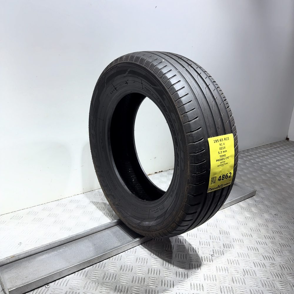 Gomma Usata 195 65 R15 91V Toyo Proxes CF2 74% Estivo - immagine 5