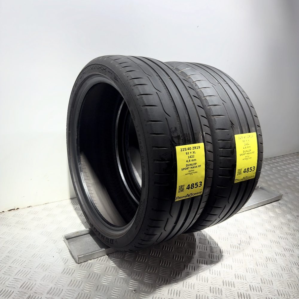 Gomme Usate 225 40 ZR19 93Y XL Dunlop Sport Maxx RT Estive - immagine 5