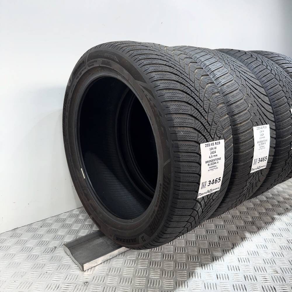 Gomme Usate 255 45 R19 104W Bridgestone Blizzak 6 Invernali - immagine 6
