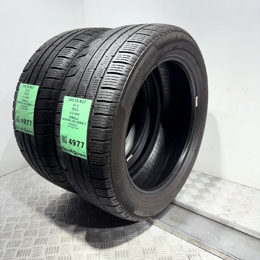 Gomme Usate 205 55 R17 91V Pirelli Winter 240 Serie II Invernali - immagine 6