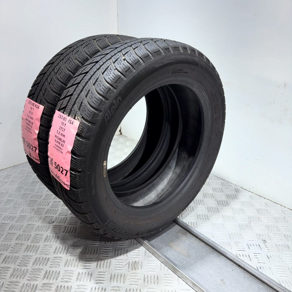 Gomme Usate 155 65 R14 75T Michelin Alpin A3 74% Invernali - immagine 6
