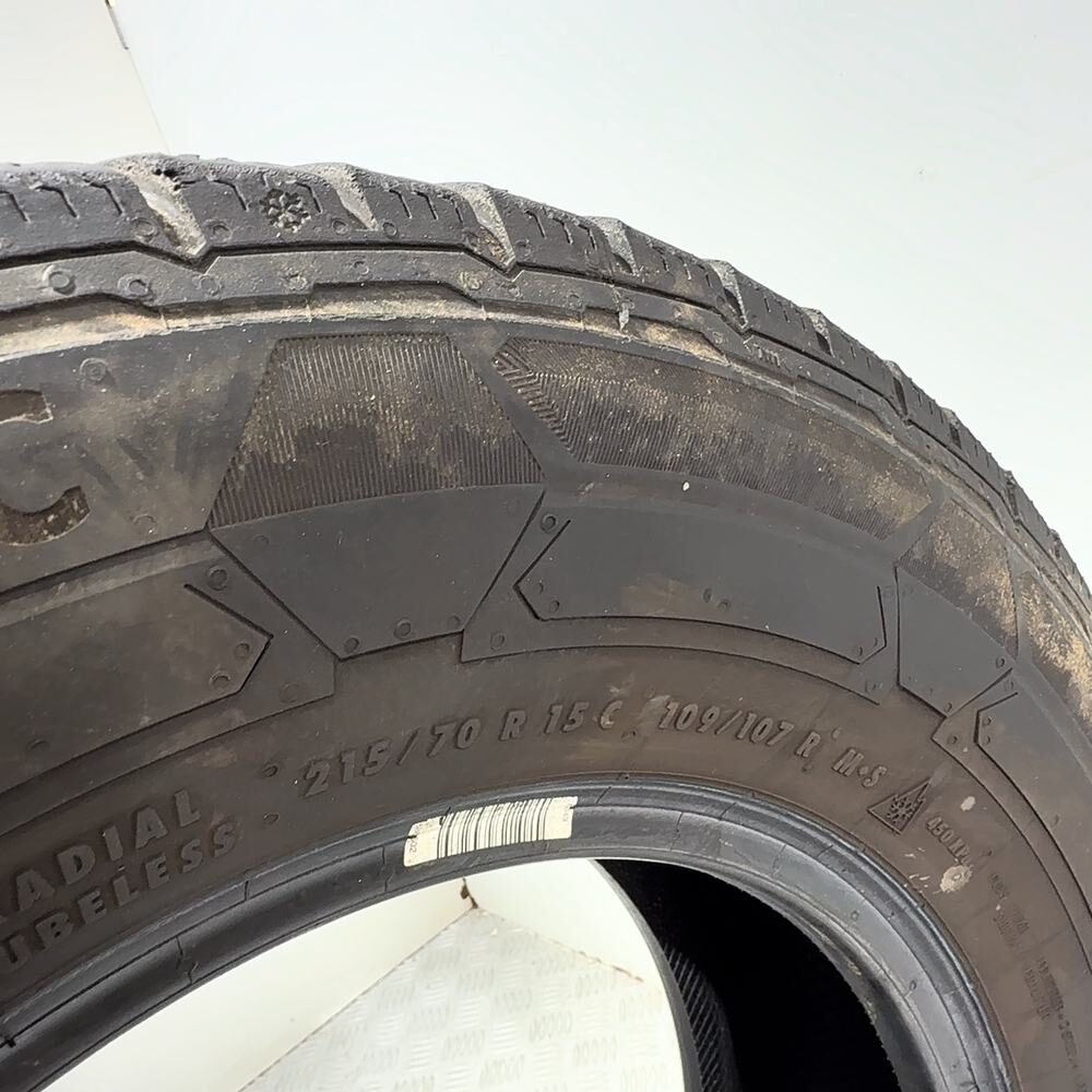 Gomma Usata 215 70 R15C 109/107R Continental Vancontact Winter 79% Invernale - immagine 6