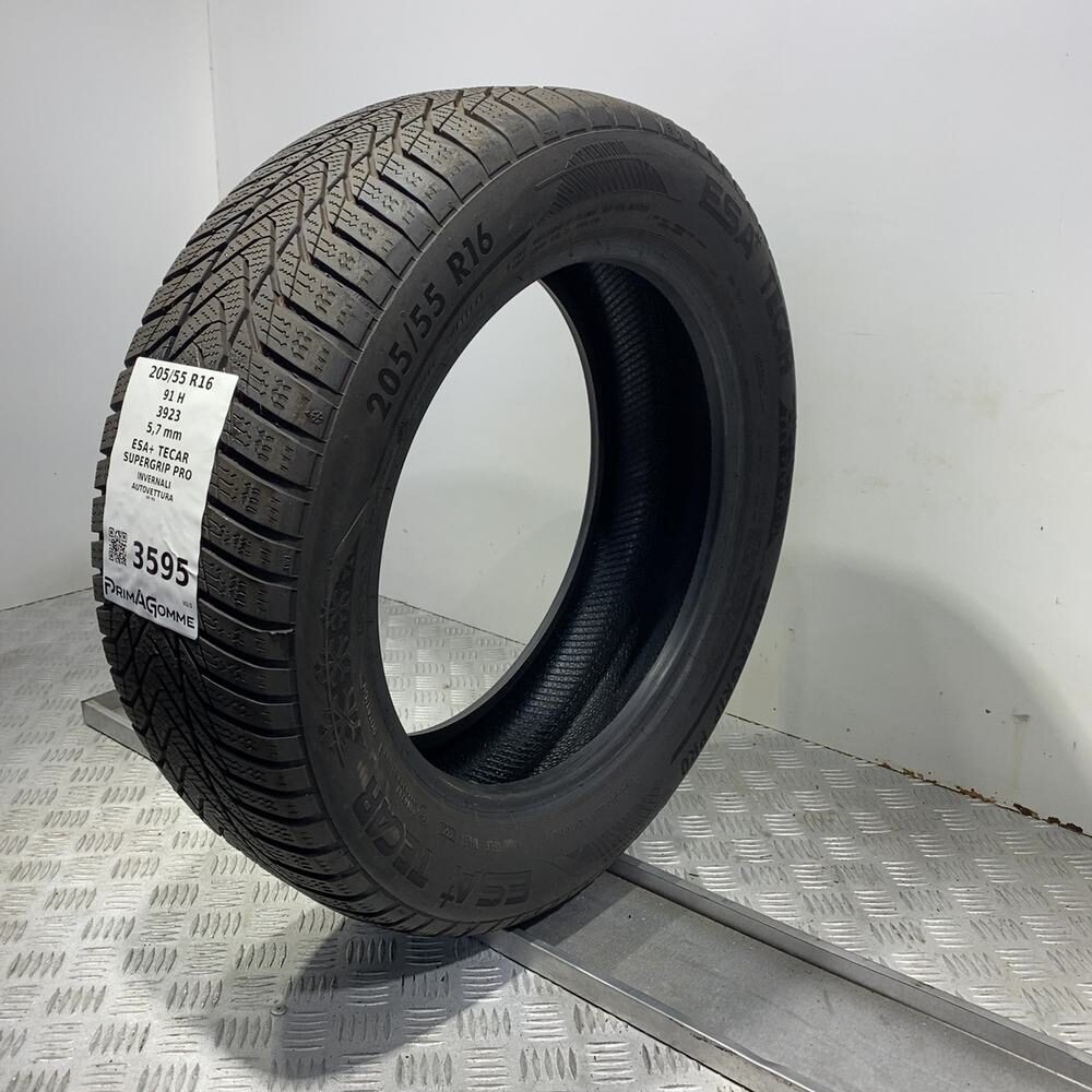 Gomma Usata 205 55 R16 91H Esa+ Tecar Supergrip Pro 81% Invernale - immagine 6