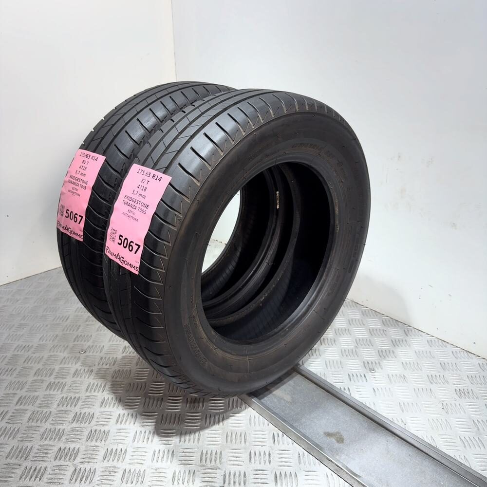 Gomme Usate 175 65 R14 82T Bridgestone Turanza T005 81% Estive - immagine 6