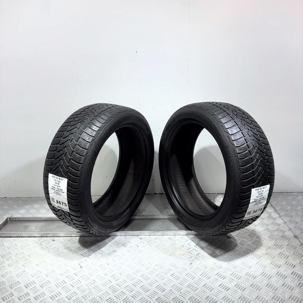 Gomme Usate 205 50 R17 93V XL Esa+ Tecar Super Grip 9 HP 76% Invernali - immagine 6