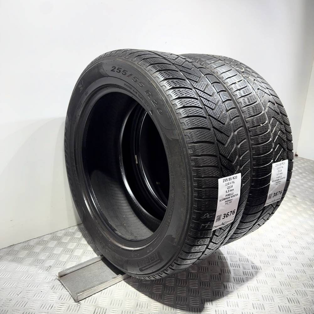 Gomme Usate 255 55 R20 110V XL Pirelli Scorpion Winter 76% Invernali - immagine 6
