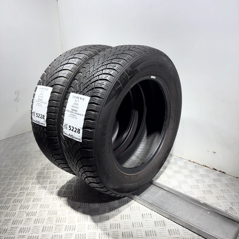 Gomme Usate 195 65 R15 91T Nexen Winguard Snow'G 3 80% Invernali - immagine 6