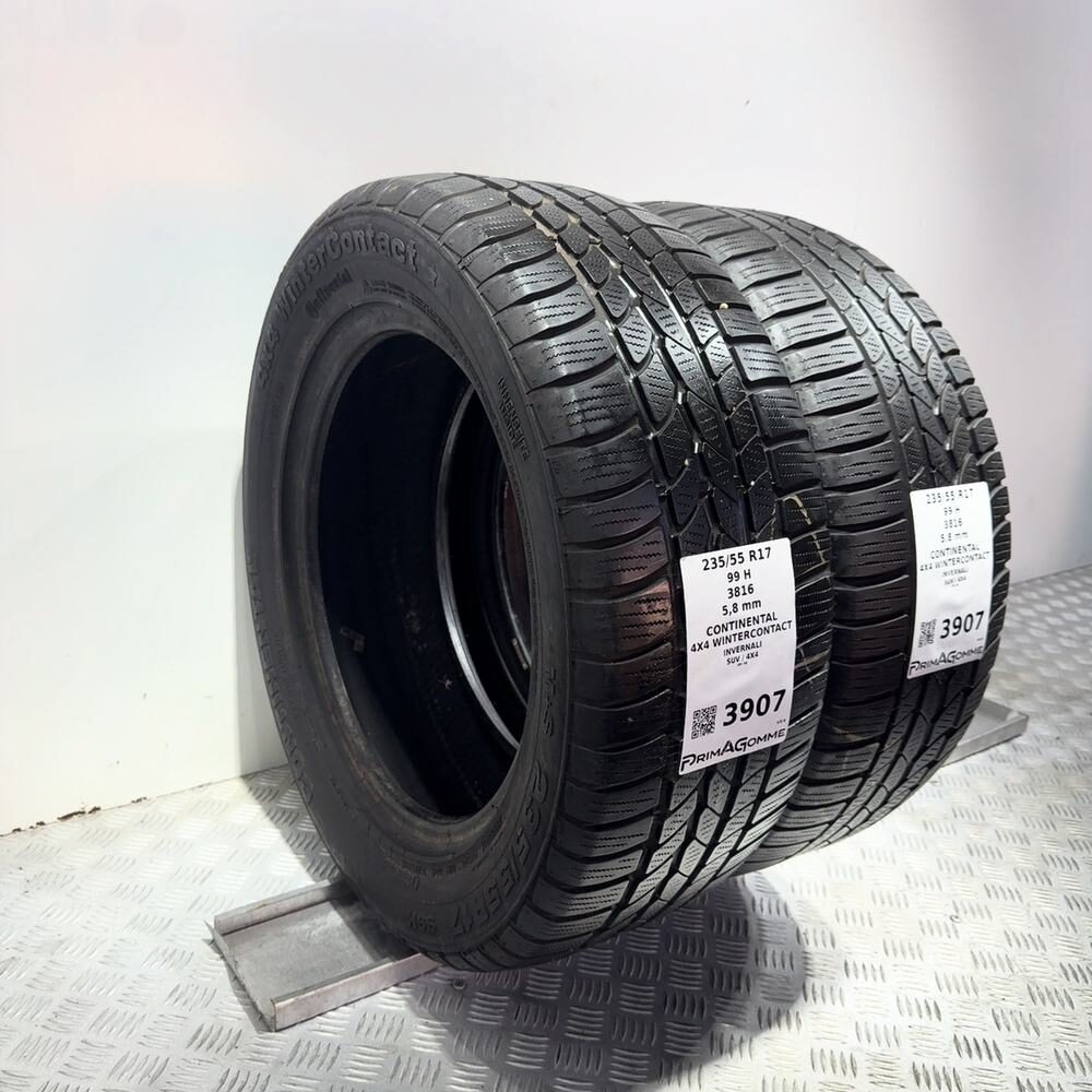 Gomme Usate 235 55 R17 99H Continental 4X4 Wintercontact 83% Invernali - immagine 6