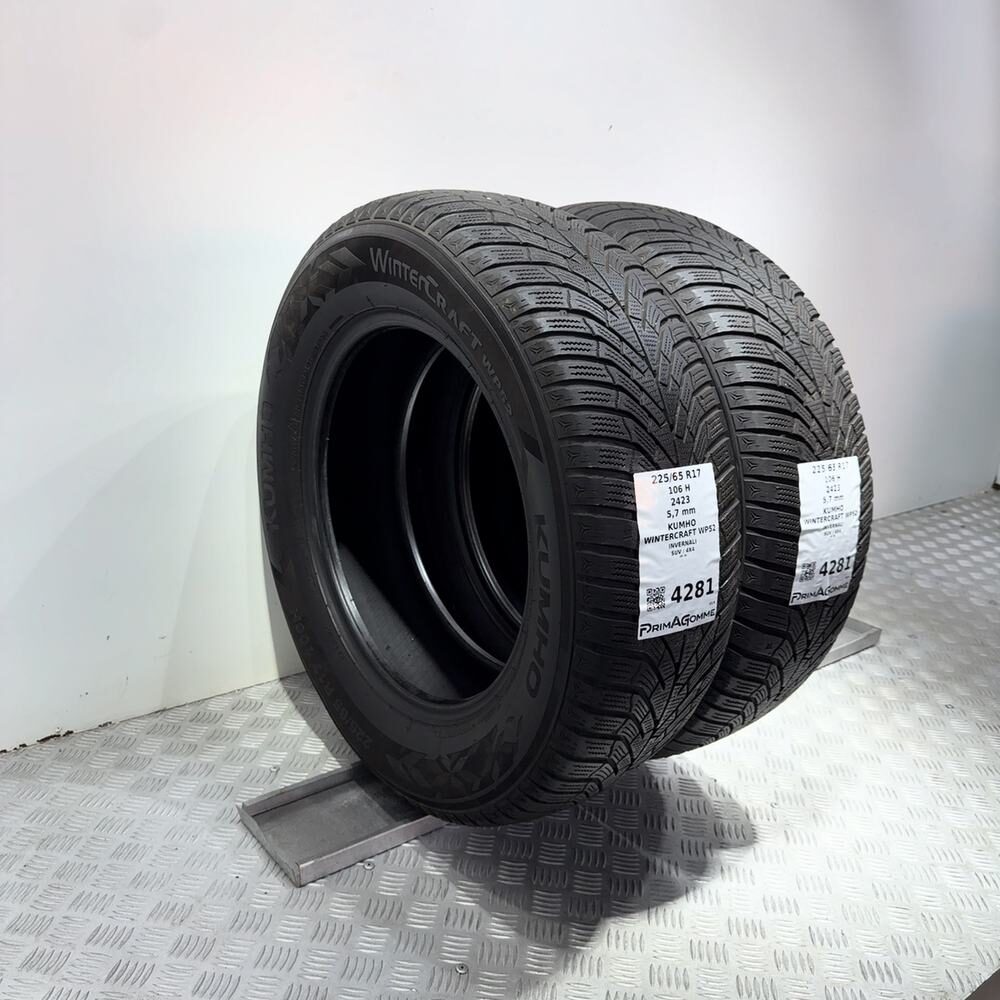 Gomme Usate 225 65 R17 106H Kumho Wintercraft WP52 81% Invernali - immagine 6