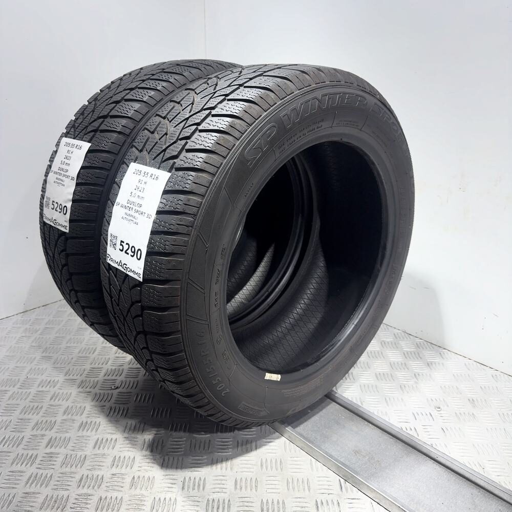 Gomme Usate 205 55 R16 91H Dunlop SP Winter Sport 3D 71% Invernali - immagine 6