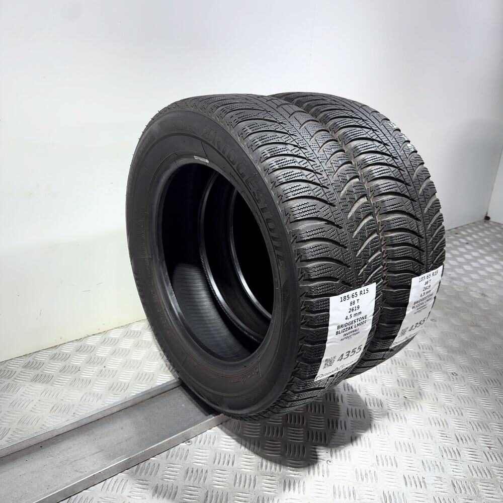 Gomme Usate 185 65 R15 88T Bridgestone Blizzak LM001 Invernali - immagine 6