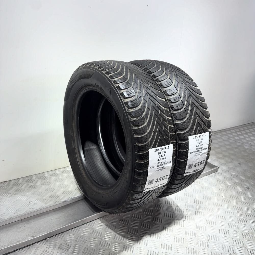 Gomme Usate 185 60 R15 88T XL Pirelli Cinturato Winter Invernali - immagine 6