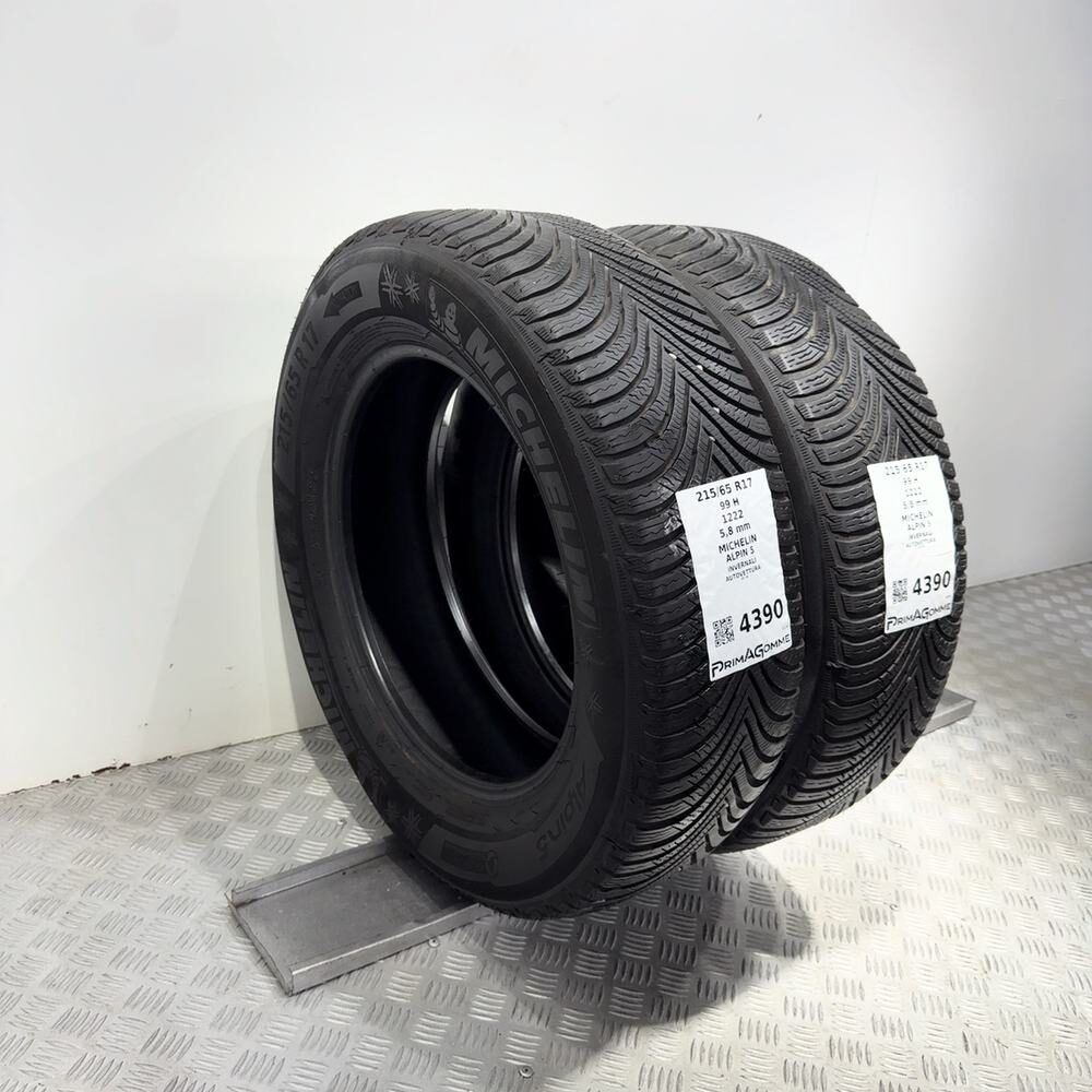 Gomme Usate 215 65 R17 99H Michelin Alpin 5 83% Invernali - immagine 6