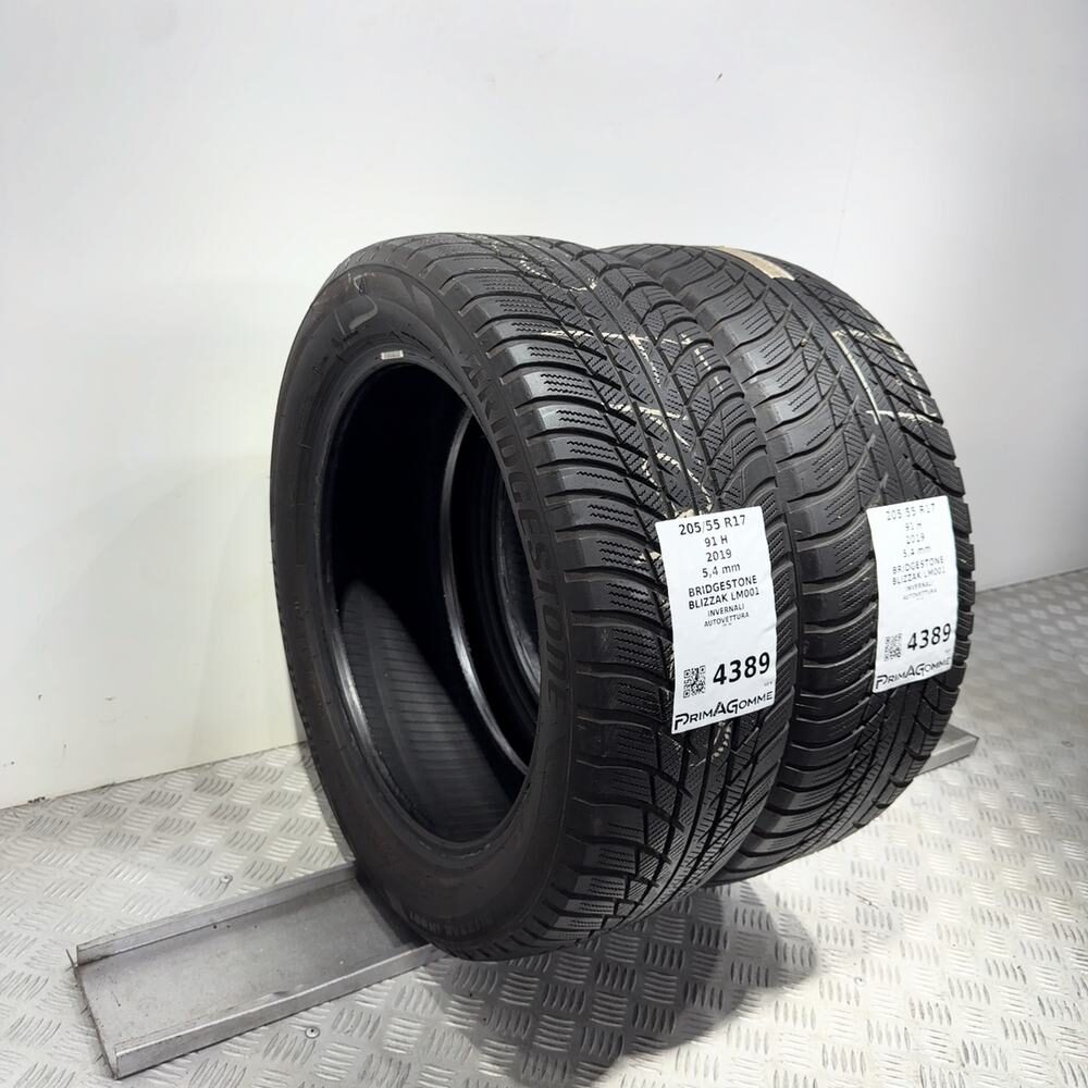 Gomme Usate 205 55 R17 91H Bridgestone Blizzak LM001 77% Invernali - immagine 6