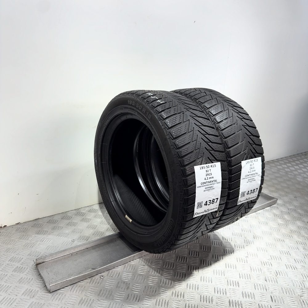 Gomme Usate 195 50 R15 82T Continental Contiwintercontact TS800 Invernali - immagine 6