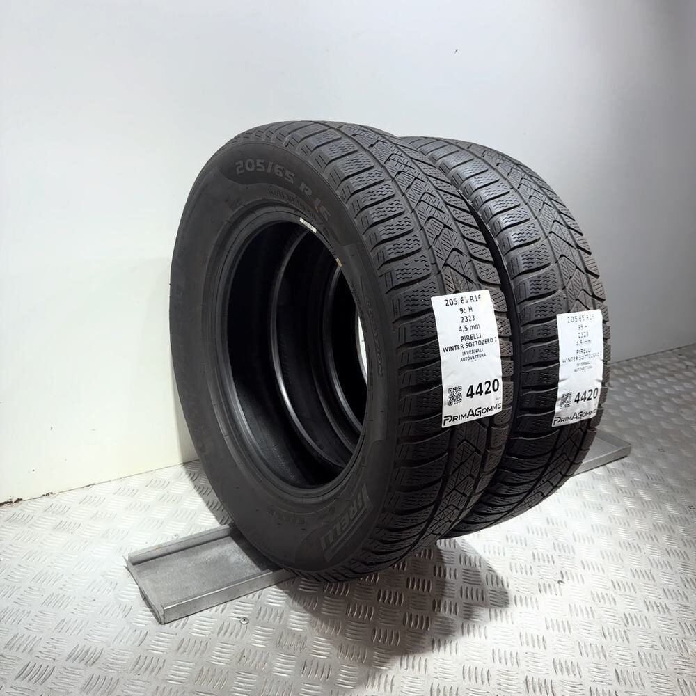 Gomme Usate 205 65 R16 95H Pirelli Winter Sottozero 3 Invernali - immagine 6