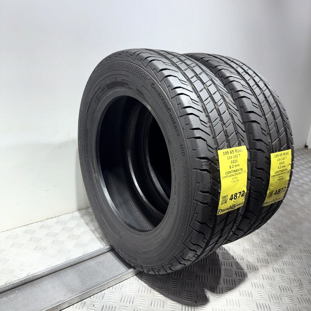 Gomme Usate 195 65 R16C 104/102T Continental Contivancontact 100 98% Estive - immagine 7