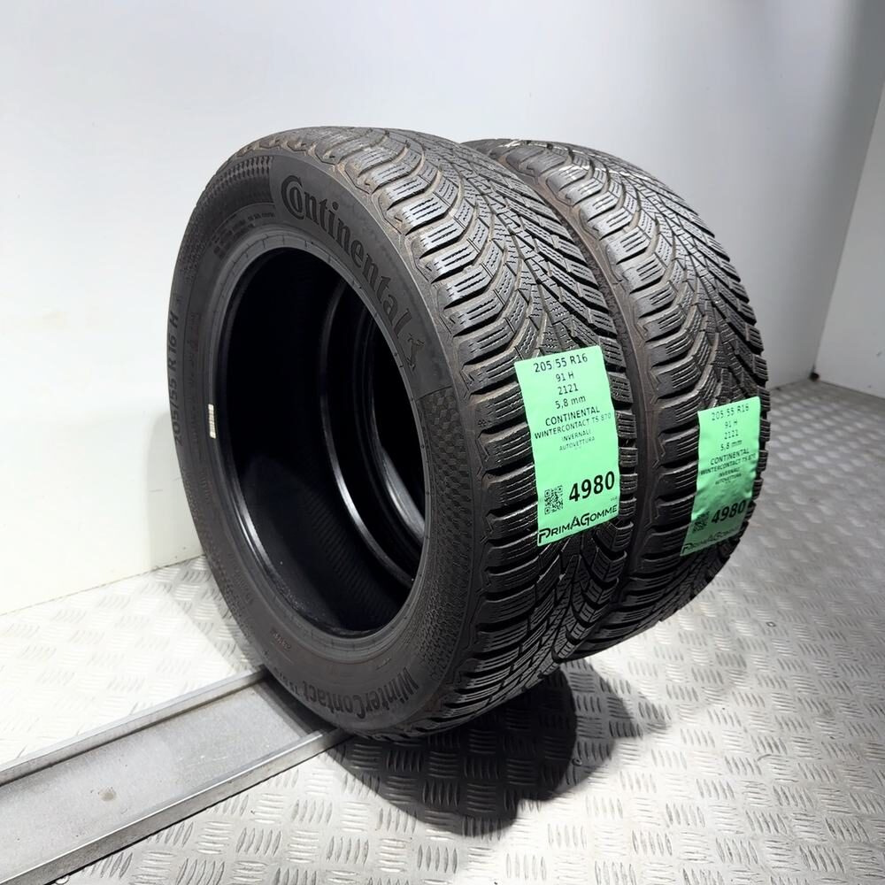 Gomme Usate 205 55 R16 91H Continental Wintercontact TS 870 83% Invernali - immagine 7