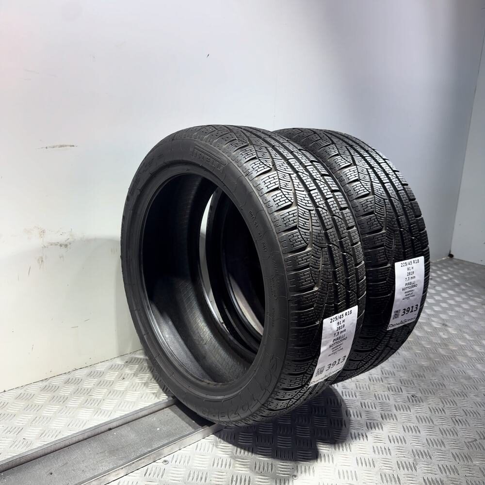 Gomme Usate 225 45 R18 91H Pirelli Sottozero RunFlat 98% Invernali - immagine 7