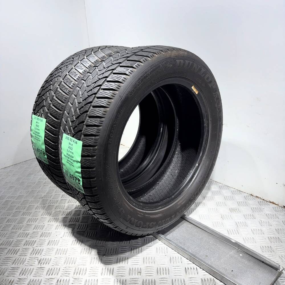 Gomme Usate 205 55 R16 94H Dunlop Winter Sport 5 76% Invernali - immagine 7