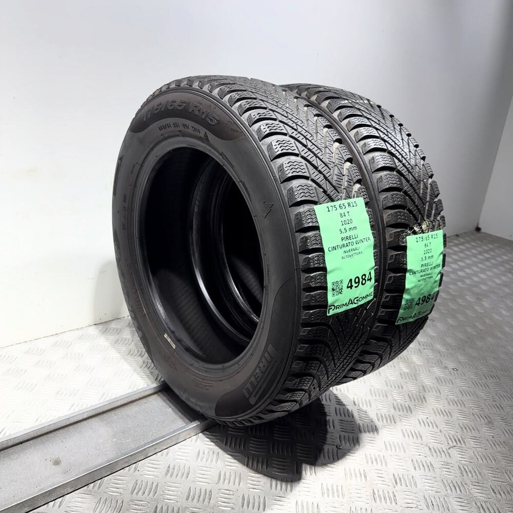 Gomme Usate 175 65 R15 84T Pirelli Cinturato Winter 79% Invernali - immagine 7