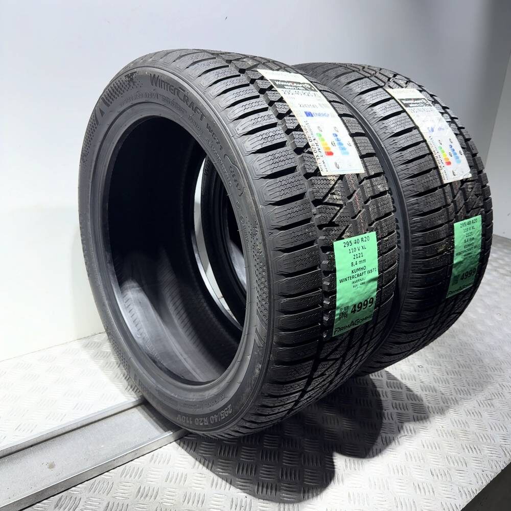 Gomme Usate 295 40 R20 110V XL Kumho Wintercraft WS71 98% Invernali - immagine 7