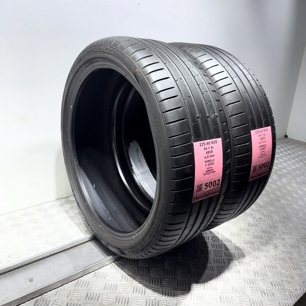 Gomme Usate 225 40 R20 94Y XL Pirelli P Zero RunFlat Estive - immagine 7